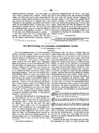 Die Entwicklung des deutschen musikalischen Liedes : (Fortsetzung)
