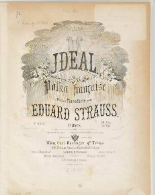 Ideal : Polka française für d. Pianoforte ; 1. s Werk