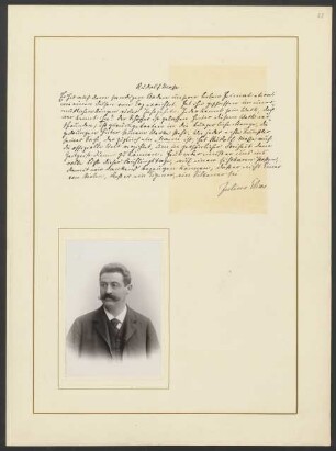 [Dr.] Julius Elias