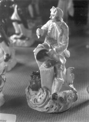 Kändler, Johann Joachim: Kupferschmied. Porzellan; H. ca. 20 cm. Meißen, um 1750. Dresden-Altstadt, Porzellansammlung im Zwinger