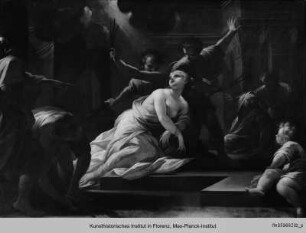 Die Martyrien der heiligen Lucia und der heiligen Euphemia : Die Auspeitschung der heiligen Euphemia