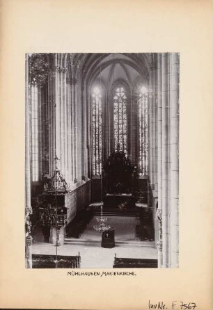 Marienkirche, Mühlhausen: Innenraum