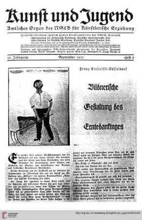N.F. 15.1935: Bildnerische Gestaltung des Erntedanktages