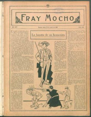 La hazaña de un humorista