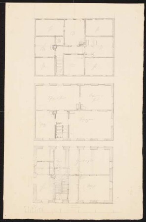 Landhaus: Grundriss Erd- und Obergeschosse