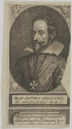 Bildnis des Petrus Arlensis de Scudalupis