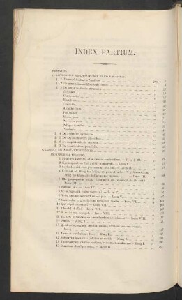Index partium