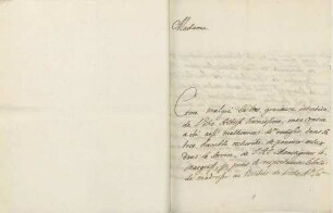 Wilhelmine Charlotte von Seckendorff-Aberdar an Karoline Luise von Baden (Obernzenn)