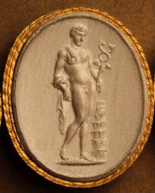 Stehender Merkur oder Antinous (Daktyliothek, Das Alterthum nach Lippert und Visconti)