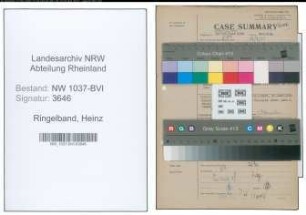 Entnazifizierung Heinz Ringelband , geb. 06.03.1914 (Architekt)