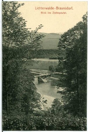Lichtenwalde. Blick ins Zschopautal