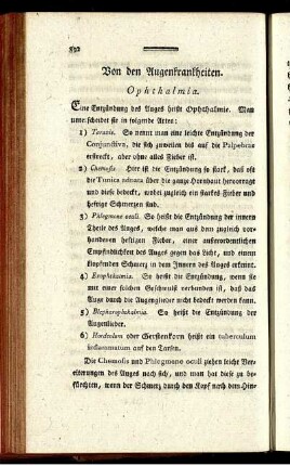 Von den Augenkrankheiten