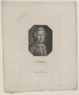 Bildnis des C. Gozzi