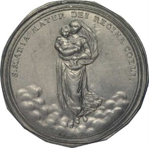 Papst Pius VII. - einseitiger Abguß der Medaille auf seinen Tod