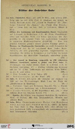 Blätter der Gebrüder Suhr (Nr. 319-330)