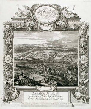 WHK 4 Französisch-Holländischer Krieg von 1672-1678: Abbildung der Schlacht bei Seneffe, 1674