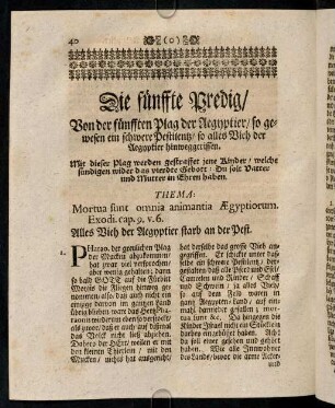 40-48, Die fuenffte Predig