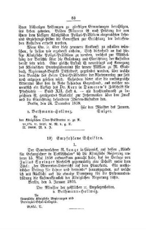 Empfohlene Schriften : [IV. Elementarschulwesen],