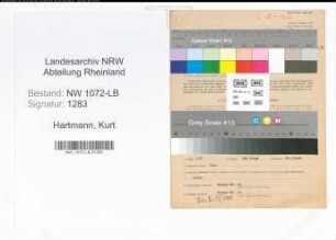Entnazifizierung Kurt Hartmann , geb. 30.09.1900 (Kaufmann)
