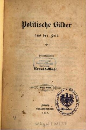Politische Bilder aus der Zeit, 1