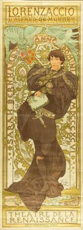 Lorenzaccio Pièce en V actes et un épilogue d'Alfred de Musset - Adaption de M. Armand d'Artois. Théâtre de la Renaissance