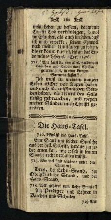 Die Haus-Tafel