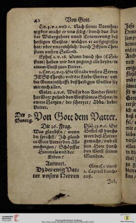 Von Gott dem Vatter