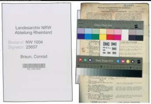 Entnazifizierung Conrad Braun , geb. 06.03.1901 (Arbeiter)