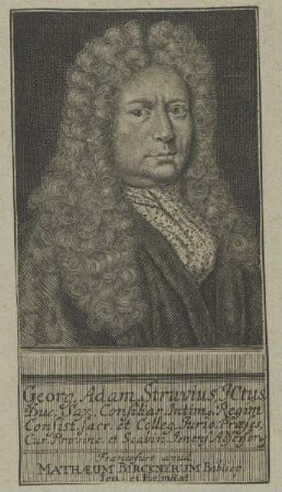 Bildnis des Georg Adam Struve