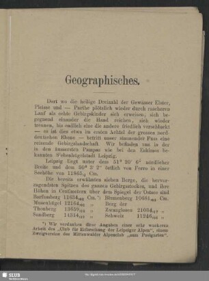 Geographisches