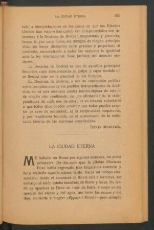 La ciudad eterna