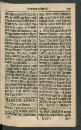 Erndten-Lieder.