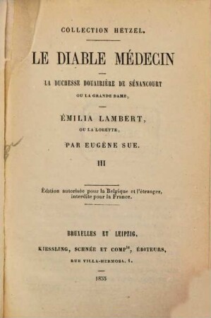 Le diable médecin, 3