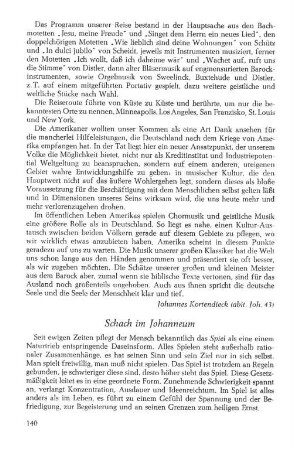 Schach im Johanneum