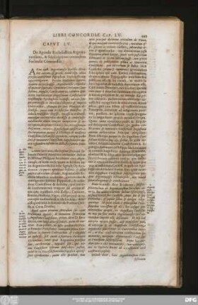 Caput LV. De Agenda Ecclesiastica Argentinensium, & subscriptione eorundem Formulae Concordiae.