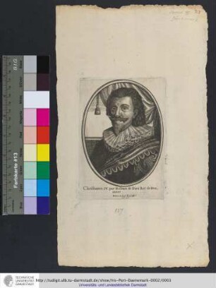 Christianus IV. par la Grace de Dieu Roy de Denmarc / Peter Aubry Excudit