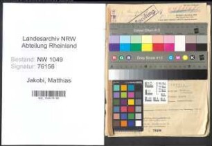 Entnazifizierung Matthias Jakobi , geb. 10.03.1897 (Schreiner)
