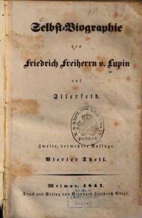 Selbst-Biographie des Friedrich Freiherrn v. Lupin auf Illerfeld, 4