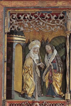 Szenen aus dem Marienleben und der Passion Christi — Heimsuchung