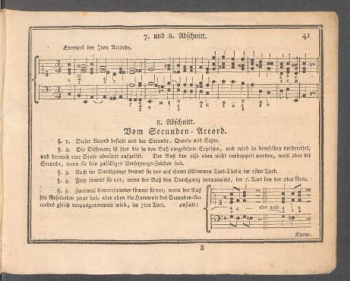 8. Abschnitt. Vom Secunden-Accord