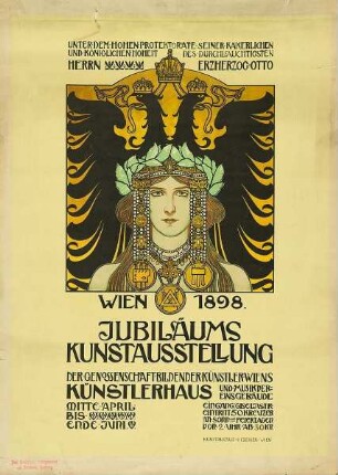 Jubiläums Kunstausstellung der Genossenschaft Bildender Künstler Wiens Künstlerhaus und Musikvereinsgebäude, Wien 1898