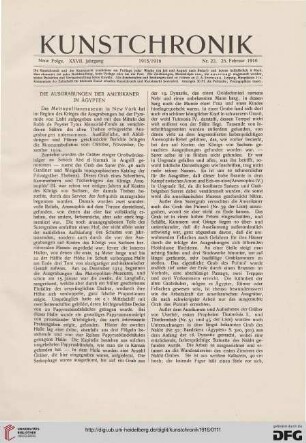 Heft 22 (25. Februar 1916)