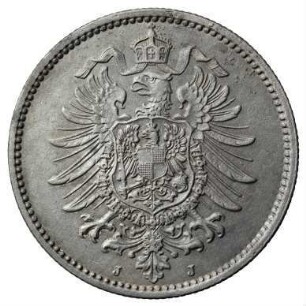 Fundmünze, 1 Mark, 1875