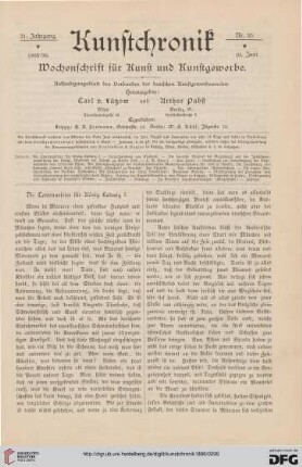 Die Centenarfeier für König Ludwig I.
