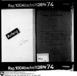 Anspruch des Landdrosten von Boeselager auf die adlige Freiheit der im Amt Grönenberg gelegenen Druckemühle