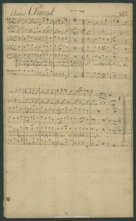 Choral: Die Furcht des Herrn gibet