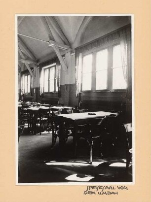 BBC (Brown, Boveri & Cie), WGA, Hanau-Großauheim Umbau Kantine: Speisesaal vor dem Umbau
