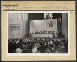 Delegiertenkonferenzen des Kreisverbandes der Domowina in Bautzen. : Župna delegatna konferenca Domowiny w Budyšinje.