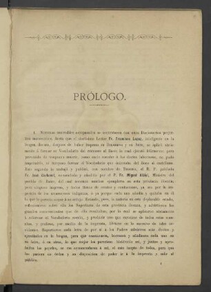 Prólogo