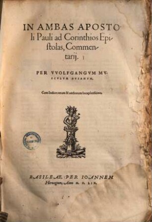 In ambas apostoli Pauli ad Corinthios epistolas, commentarii ...